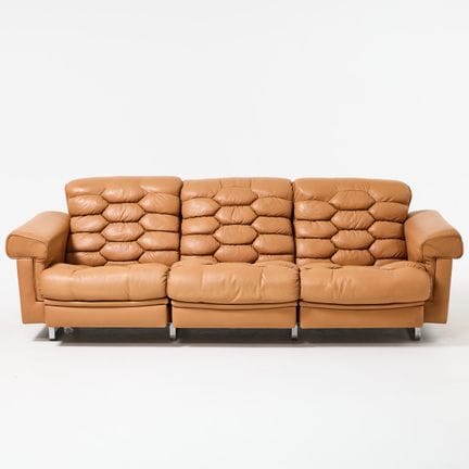 ROBERT HAUSSMANN. Sofa, De Sede, Schweiz, 1970er J