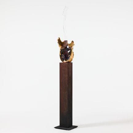 KJELL ENGMAN. Skulptur, Kosta Boda, in Form einer 