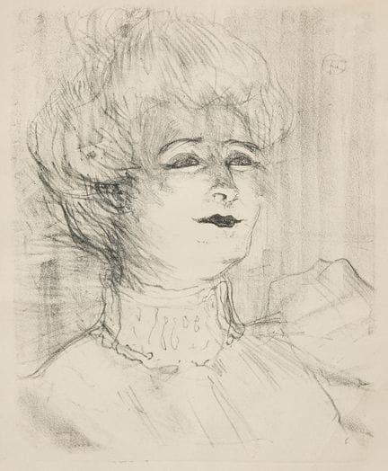 HENRI DE TOULOUSE-LAUTREC. « Mary-Louise Marsy ». 