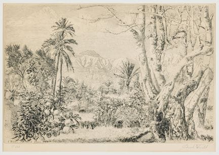 EDUARD WIIRALT. « Marrakeši maastik » (Paysage de 