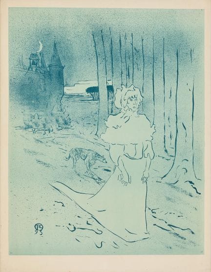 HENRI DE TOULOUSE-LAUTREC. « Le Tocsin ». Lithogra