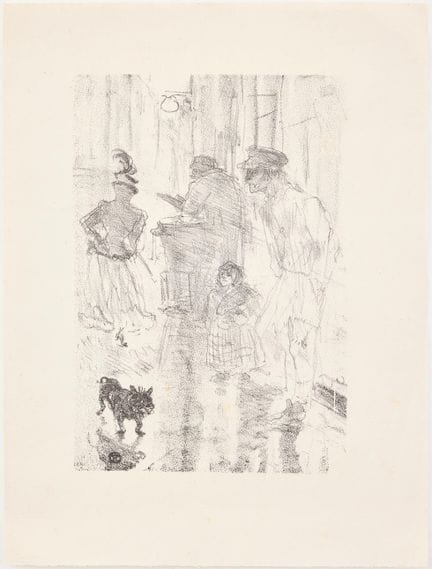 HENRI DE TOULOUSE-LAUTREC. « Le Marchand de marron