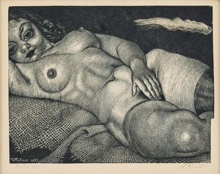 EDUARD WIIRALT. « Lamav akt kanepiriidel » (Nu all