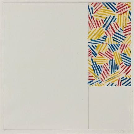 JASPER JOHNS. N° 5 de la série « Six Lithographs (