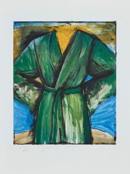 JIM DINE. « The Mighty Robe ». Lithographie en cou