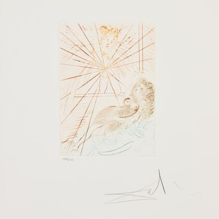 SALVADOR DALÍ. « Le Décaméron (Decamerone de Bocca
