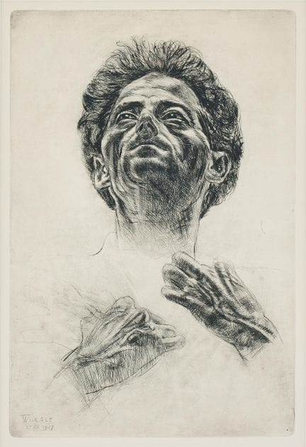 EDUARD WIIRALT. « Mehe portree » (Portrait d'un ho