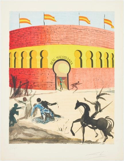 SALVADOR DALÍ. « Carmen ». 11 lithographies en cou