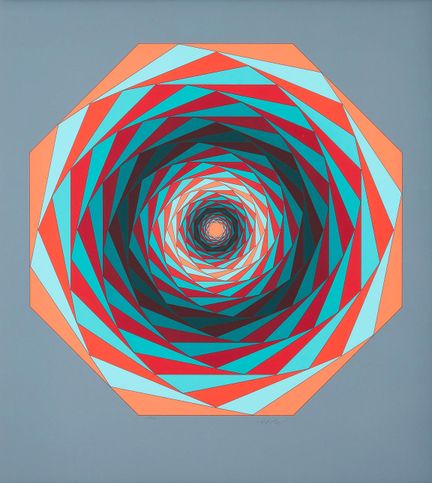 VICTOR VASARELY. « Jalons ». Portfolio comprenant 