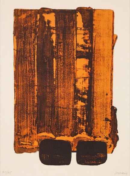 PIERRE SOULAGES (FRANCE 1919-2022). « Lithographie
