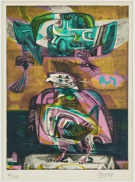 ALEJANDRO OBREGON (COLOMBIE, 1920-1992). « Les Pal