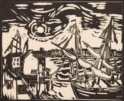 MAURICE DE VLAMINCK (FRANCE, 1876-1958). « Le Port