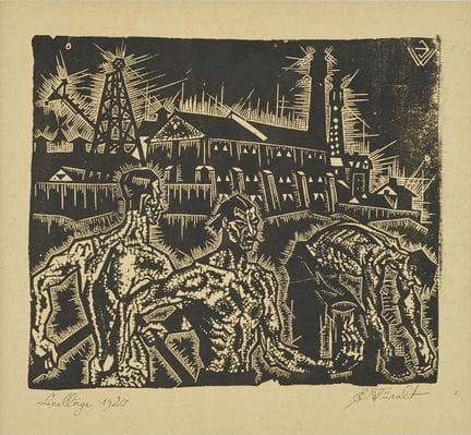 EDUARD WIIRALT. « Töölised » (Les ouvriers). Linog