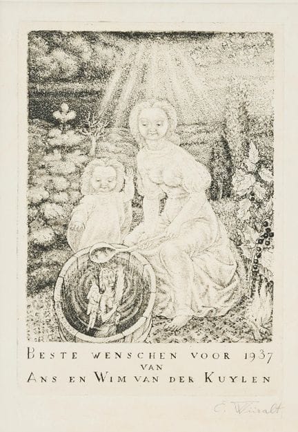 EDUARD WIIRALT. « Meilleurs vœux pour 1937 de la p