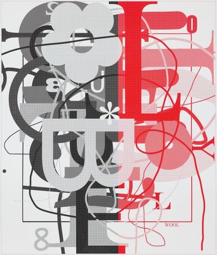 CHRISTOPHER WOOL (USA, nato nel 1951). “Senza tito