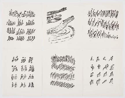HENRI MICHAUX. « Par la Voie des Rythmes ». Un por