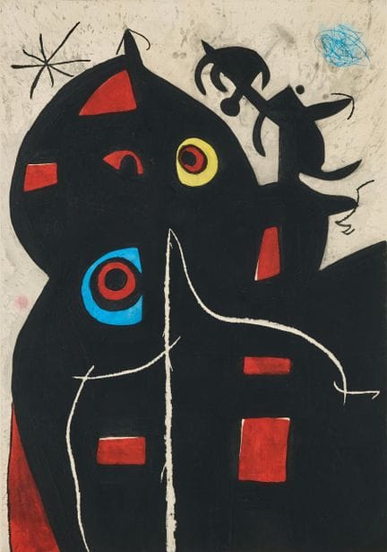 JOAN MIRÓ. « Pantagruel ». Eau-forte, aquatinte et