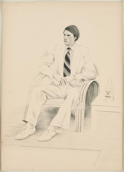 DAVID HOCKNEY. « Joe McDonald », tiré de la série 