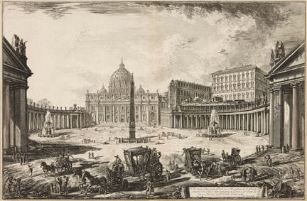 GIOVANNI BATTISTA PIRANESI. « Veduta della Gran Pi