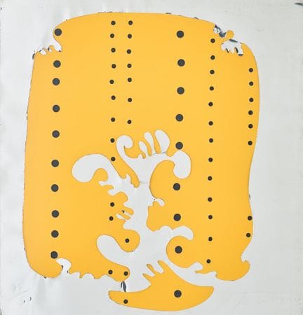 LUCIO FONTANA. « Concetto Spaziale (Teatrino) ». S