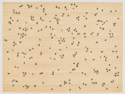 ED RUSCHA. « Flies », tiré du portfolio « Insects 