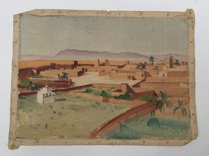 Franck SLOAN (1900-1984)
Città fortificata del sud