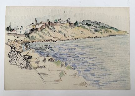 Franck SLOAN (1900-1984)
Città marocchina 
Matite 