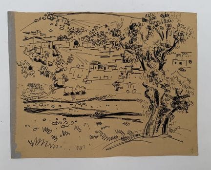 Franck SLOAN (1900-1984)
Paesaggio con albero
Inch
