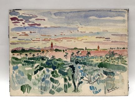 Franck SLOAN (1900-1984)
Marrakech, 1932
Acquerell