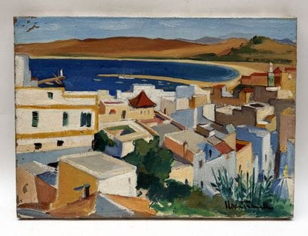 Franck SLOAN (1900-1984)
Tangeri, il porto e la sp