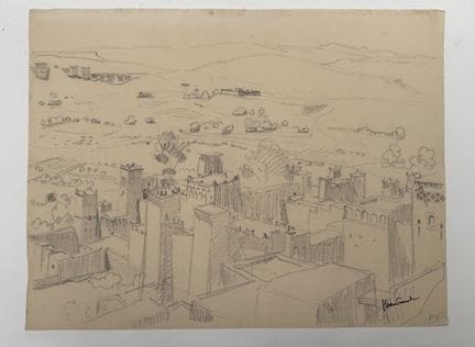 Franck SLOAN (1900-1984)
Ouarzazat
Matita su carta