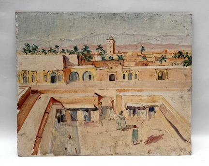 Franck SLOAN (1900-1984)
Marrakech e il suo minare