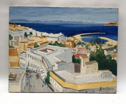 Franck SLOAN (1900-1984)
Tangeri 1935 
Olio su tel