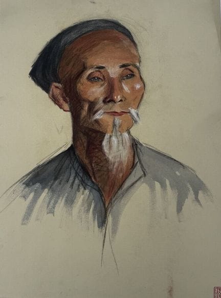 Marie-Joséphine GIROUD (1873-1962)
Portrait d'indo