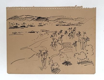 Franck SLOAN (1900-1984)
Paesaggio con colline
Inc