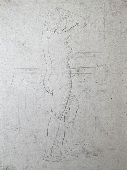 Alfred Georges STEVENS (1817-1875), attribué à 
Ét