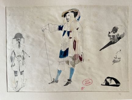 GIRAUD  Victor 1840-1871
Studio di due uomini in a