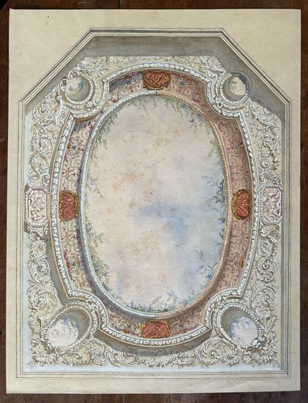 SCULTORI Hippolyte  1822 - 1893  e laboratorio, pr