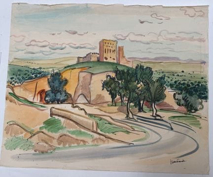 Franck SLOAN (1900-1984)
Fez, i Merinidi, vista su