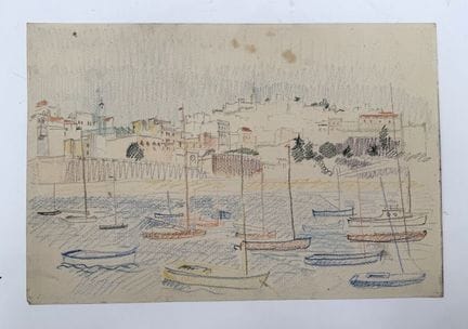 Franck SLOAN (1900-1984)
Porto e barche
Matite e i