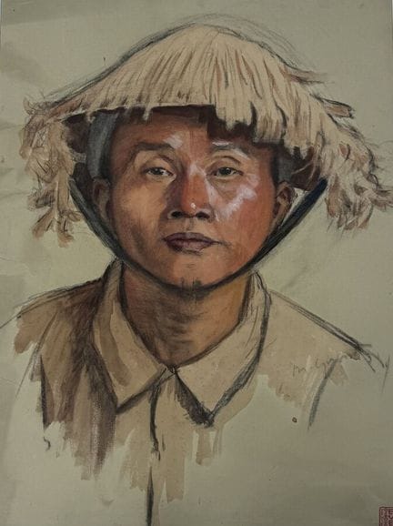 Marie-Joséphine GIROUD (1873-1962)
Portrait d'indo