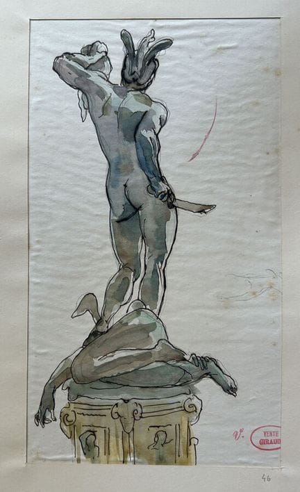 GIRAUD  Victor 1840-1871
Studio di Perseo tratto d