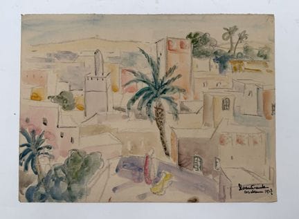 Franck SLOAN (1900-1984)
Casablanca 1927
Acquerell