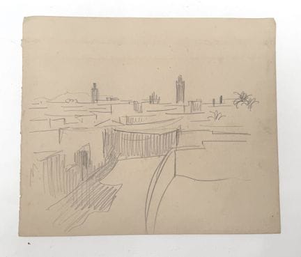 Franck SLOAN (1900-1984)
Schizzo di una città
Mati