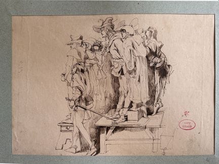 GIRAUD  Victor 1840-1871
Studio degli osservatori 