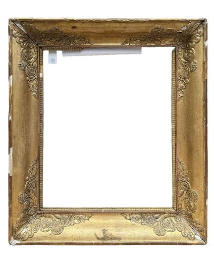 画框 修复品（45 x 36.5 x 8 厘米）
木质画框，饰有金箔棕榈叶纹样。
45 x 36.5