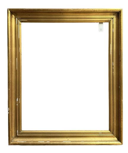 20世纪画框（59.5 x 48 x 7 厘米）
带浅凹槽的镀金雕花木框。
59.5 x 48 x 
