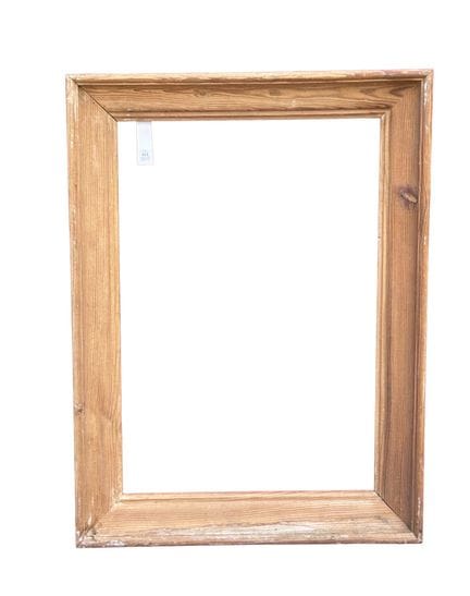 画框  20世纪  54 x 37 x 6.5 厘米
带装饰线条的天然云杉画框
