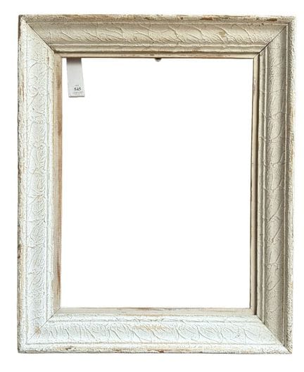 20世纪画框（34.5 x 26.5 x 5 厘米）
所谓“蒙帕纳斯”风格画框，采用带浮雕纹饰的木质
