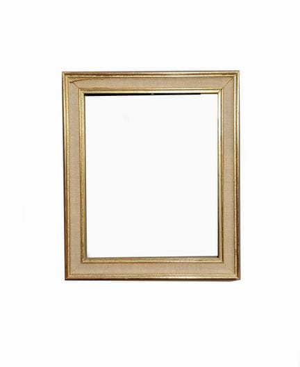 画框，20 世纪（33.5 x 27 x 4 厘米）
镀金模制木质和织物画框。 
33.5 x 27